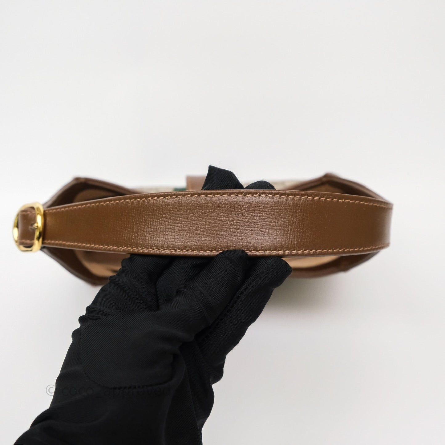 Gucci Jackie 1961 Small Shoulder Bag Beige/Ebony GG Supreme Canvas