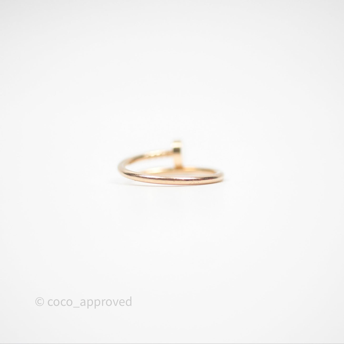 Cartier Juste Un Clou Ring Rose Gold Size 58