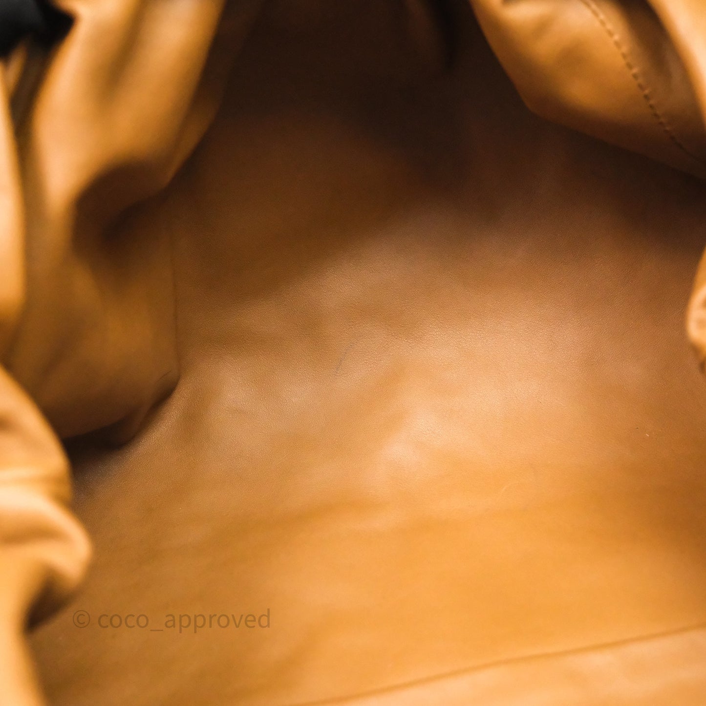 Bottega Veneta The Pouch Camel Butter Calfskin