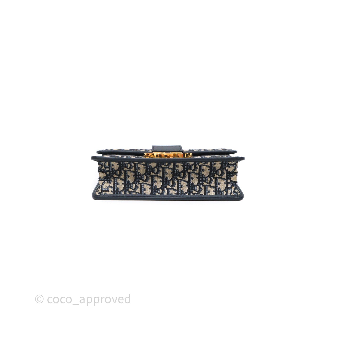 Christian Dior 30 Montaigne Bag Blue Dior Oblique Jacquard Dior