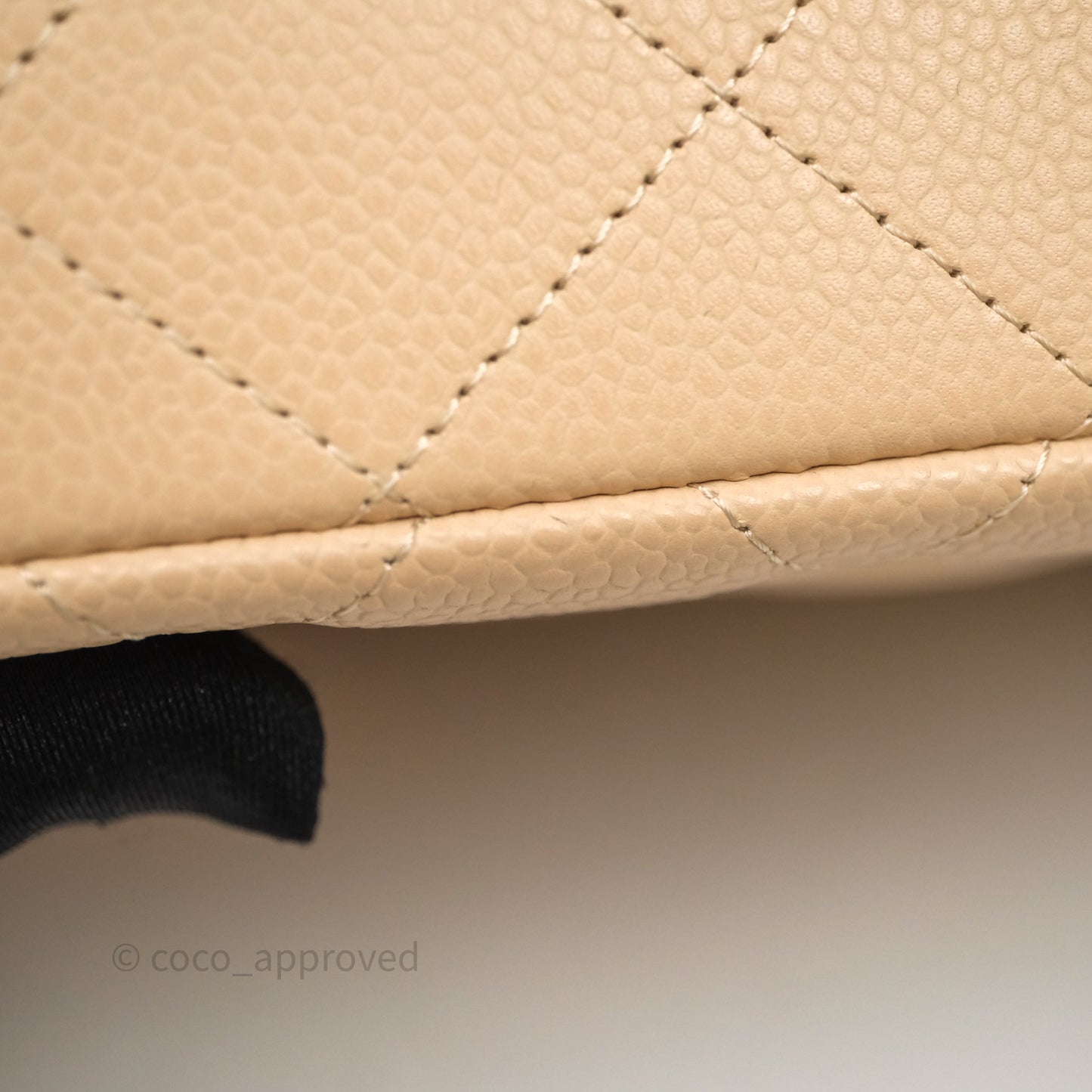 Chanel Jumbo Double Flap Beige Caviar Gold Hardware⁣⁣