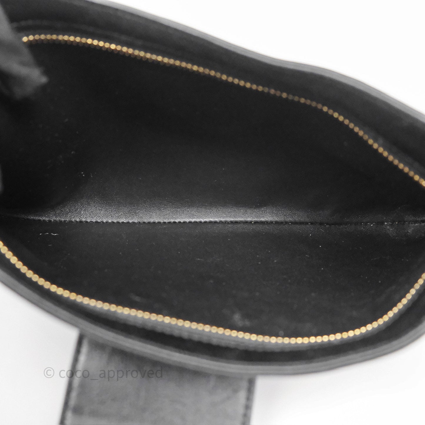 Celine Wiltern Clutch Black Calfskin