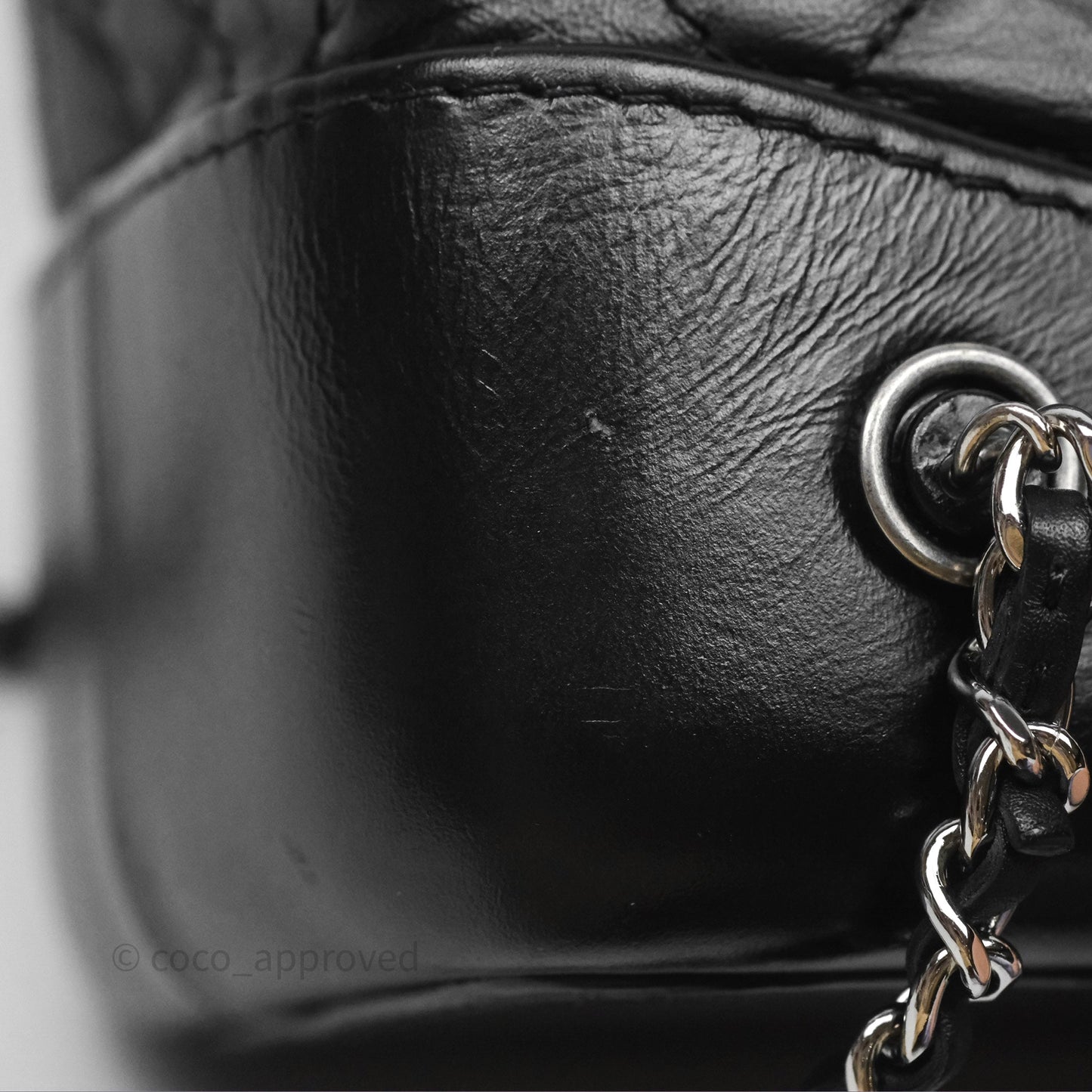 Chanel Small Gabrielle Backpack Black Aged Calfskin