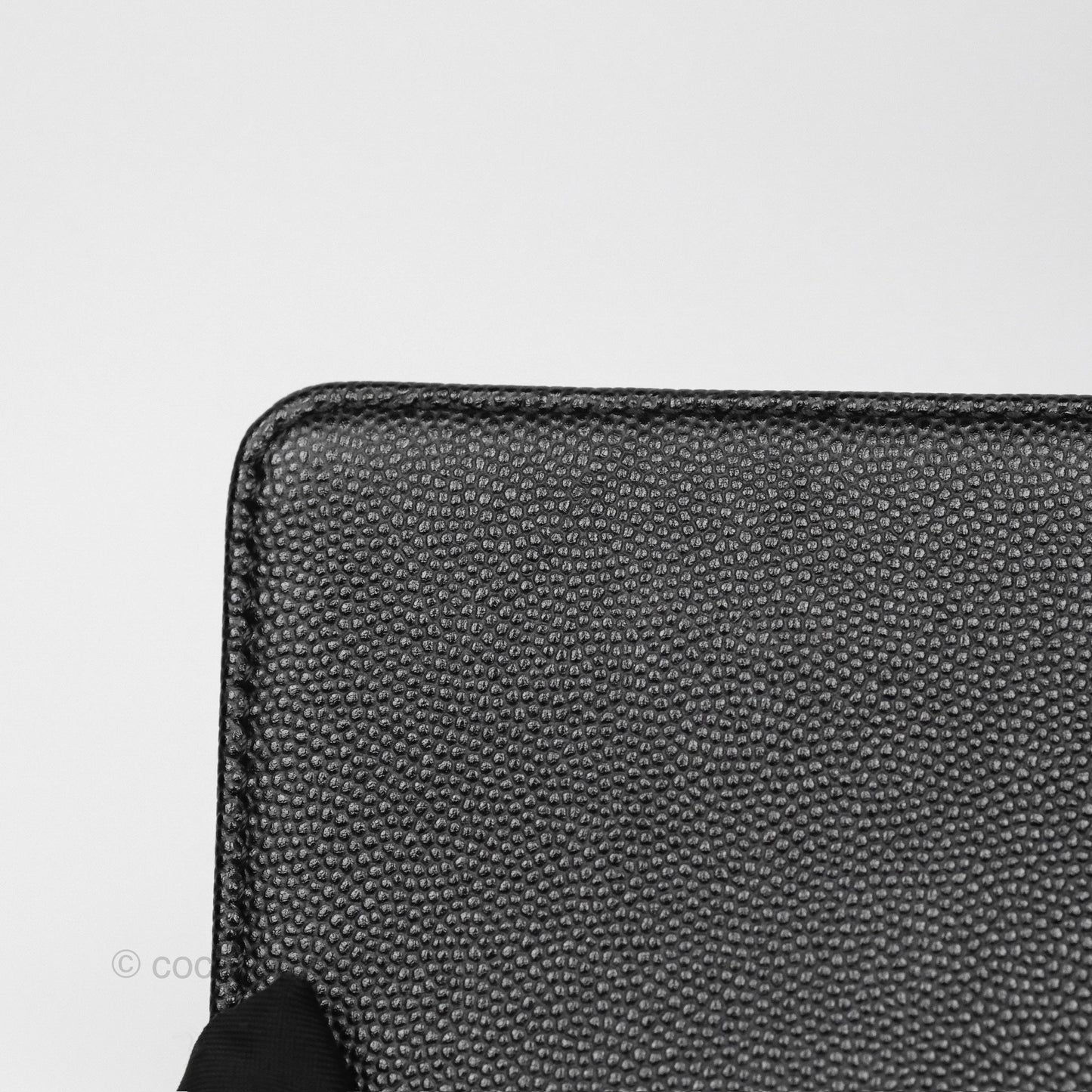 Chanel Medium Boy Quilted Black Caviar Ruthenium Hardware