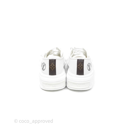 Louis Vuitton Logo Blanc Sneakers Size 38