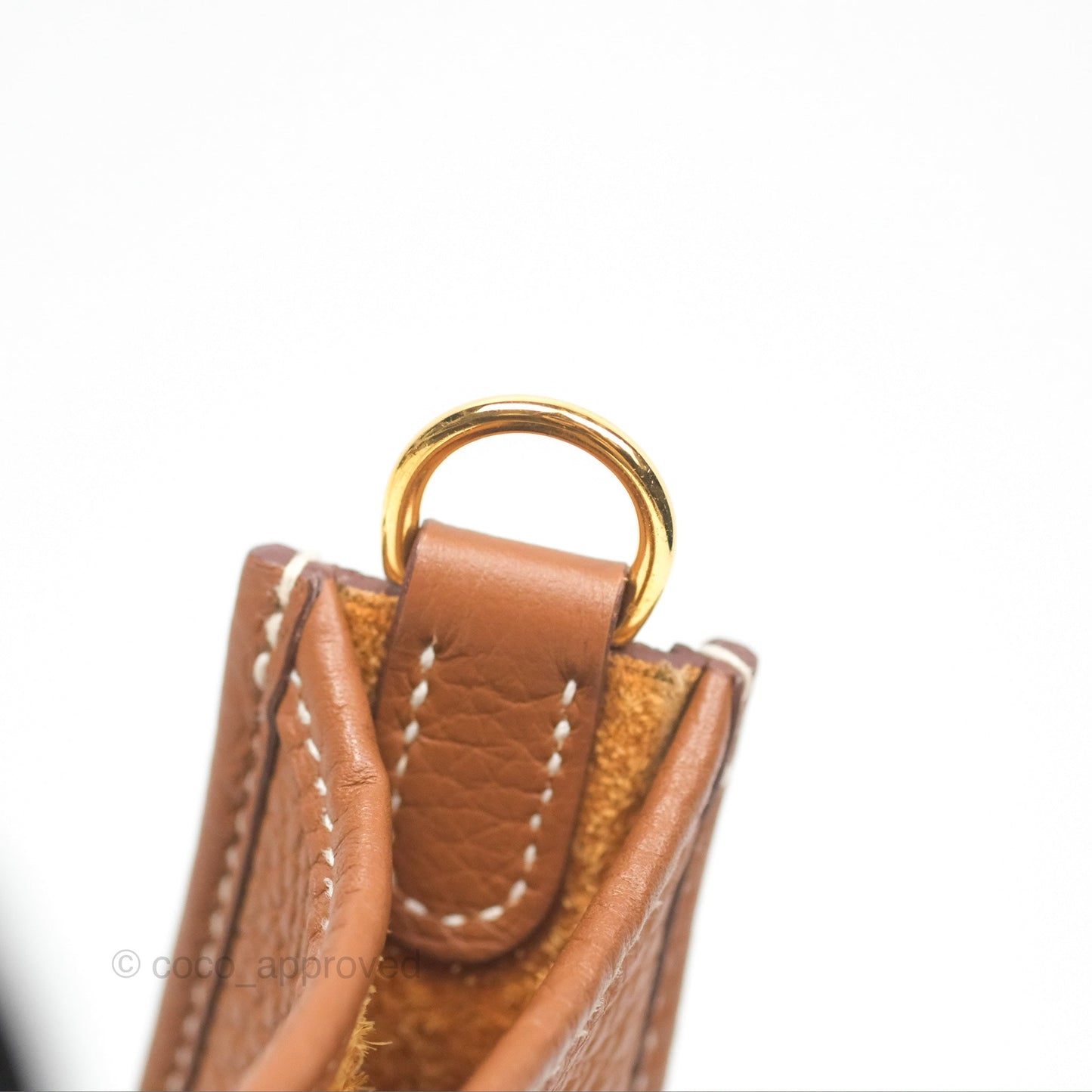Hermès Mini Evelyne 16 Gold Clemence Gold Hardware