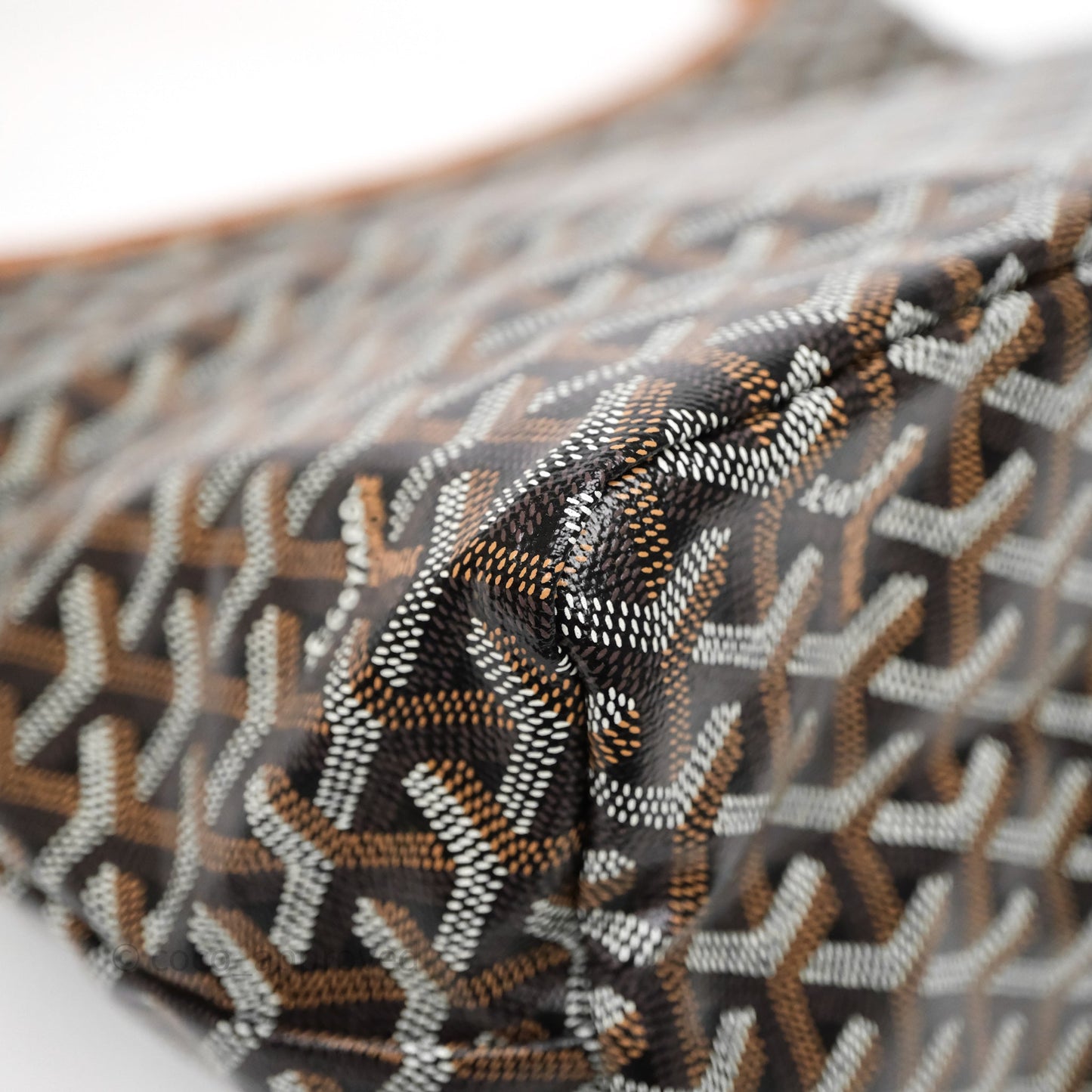 Goyard Bohème Hobo Bag Black & Tan