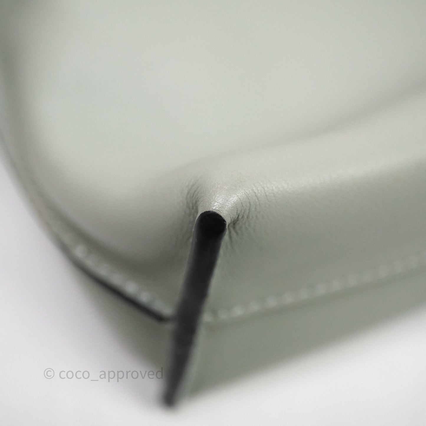 Loewe Flamenco Mini Clutch Bag Calfskin Green