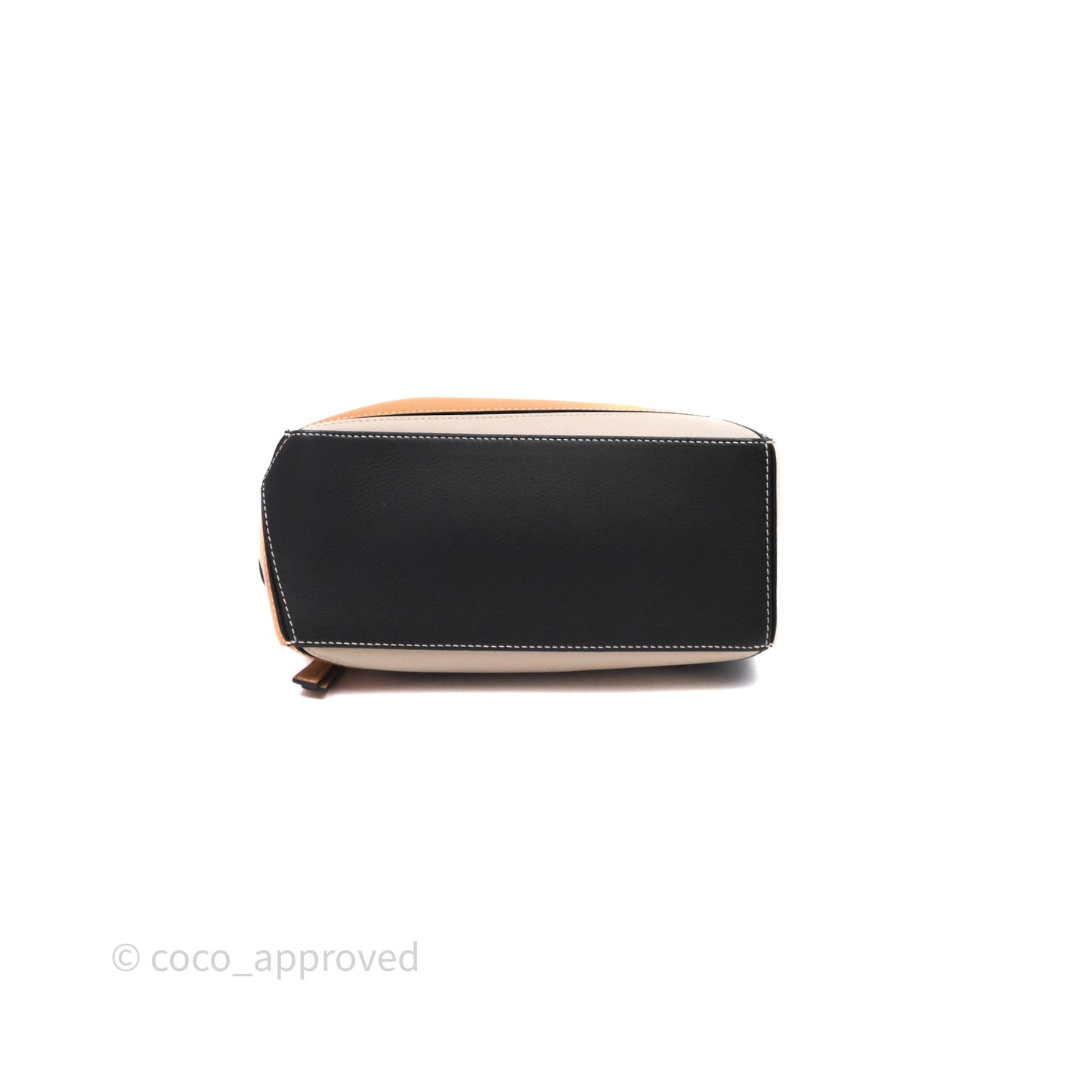 Loewe Small Puzzle Bag Amber/ Light Oat Calfskin Gold Hardware