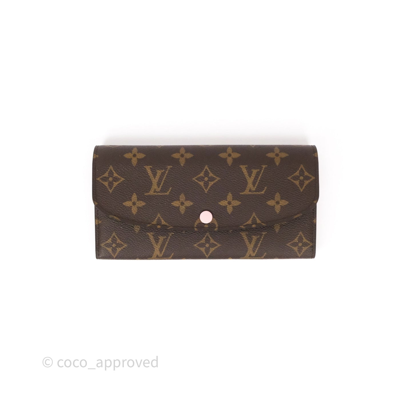 Louis Vuitton Emilie Wallet Monogram Rose Ballerine