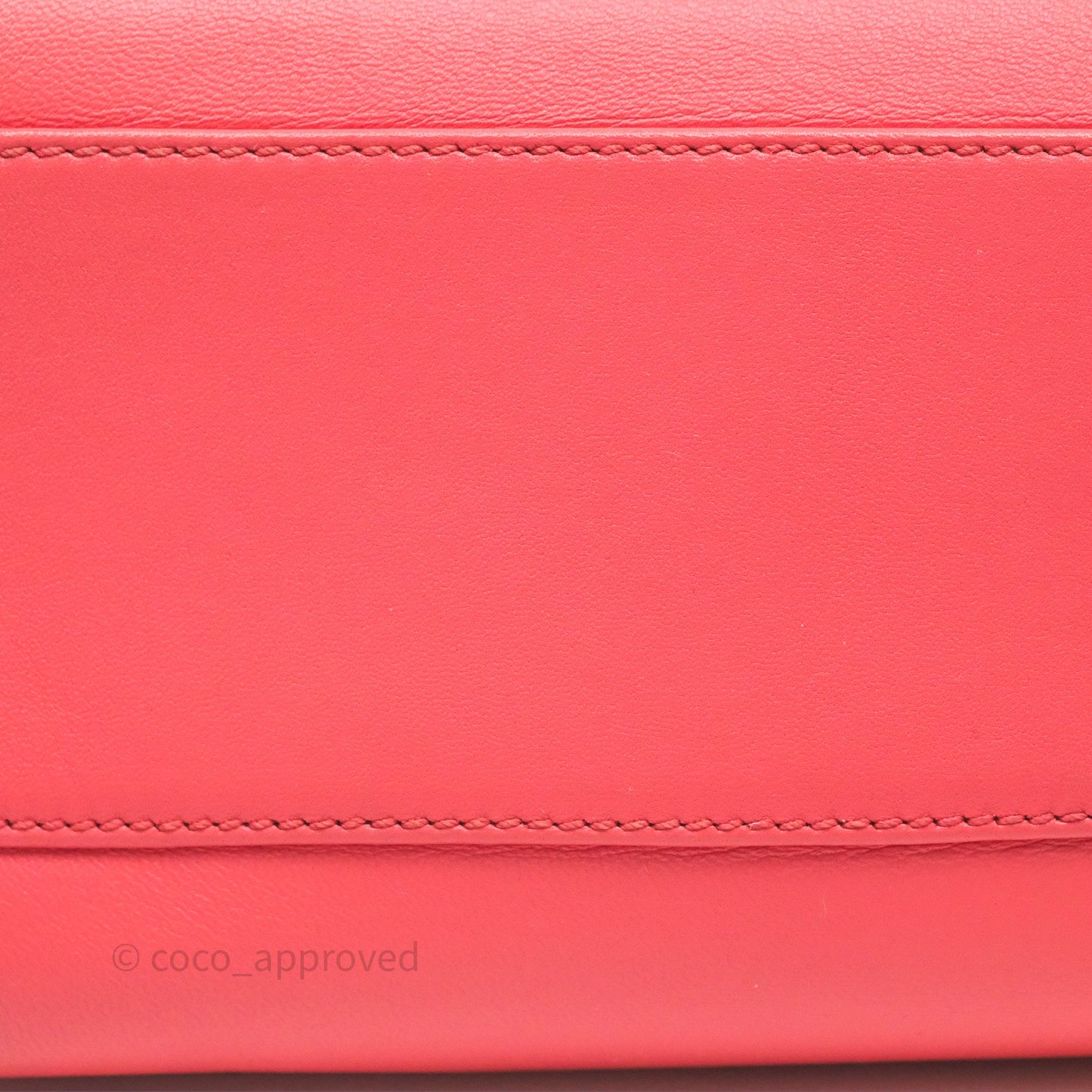 Fendi Nappa Mini Peekaboo Bag Hot Pink