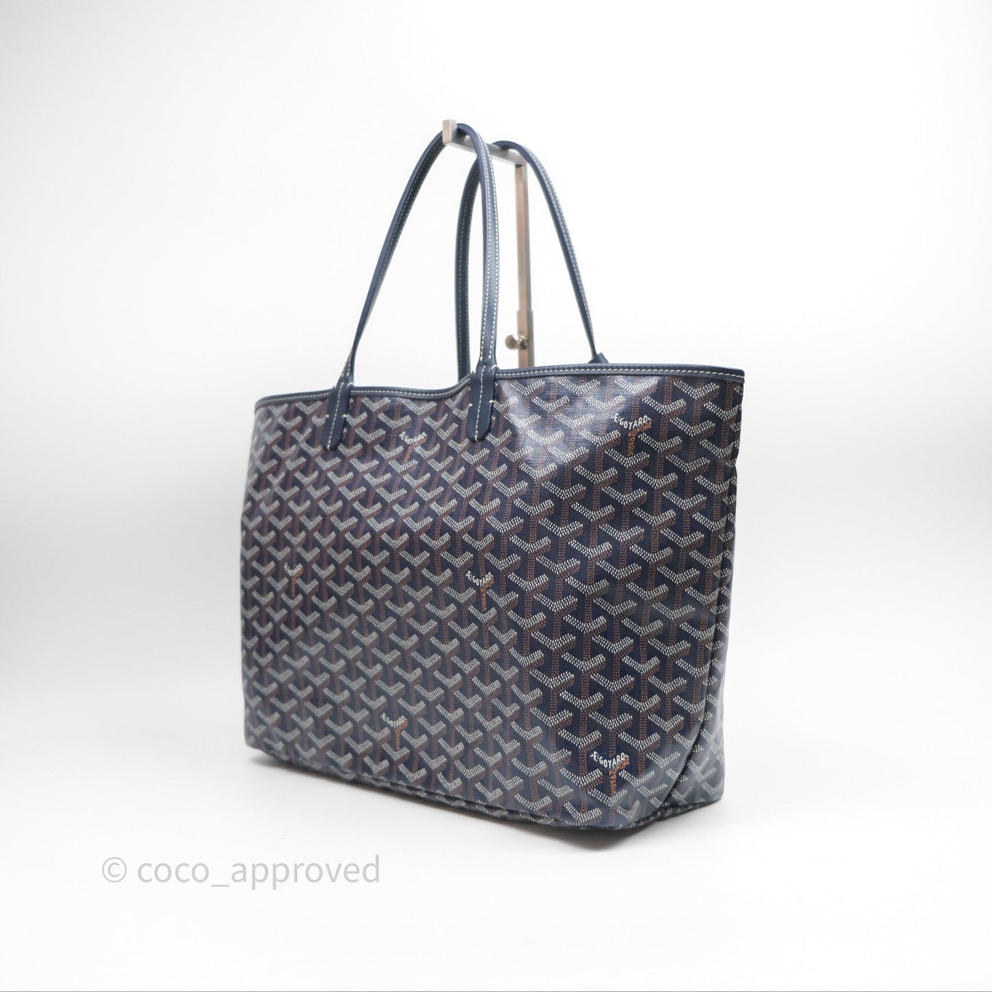 Goyard St Louis Tote PM Navy