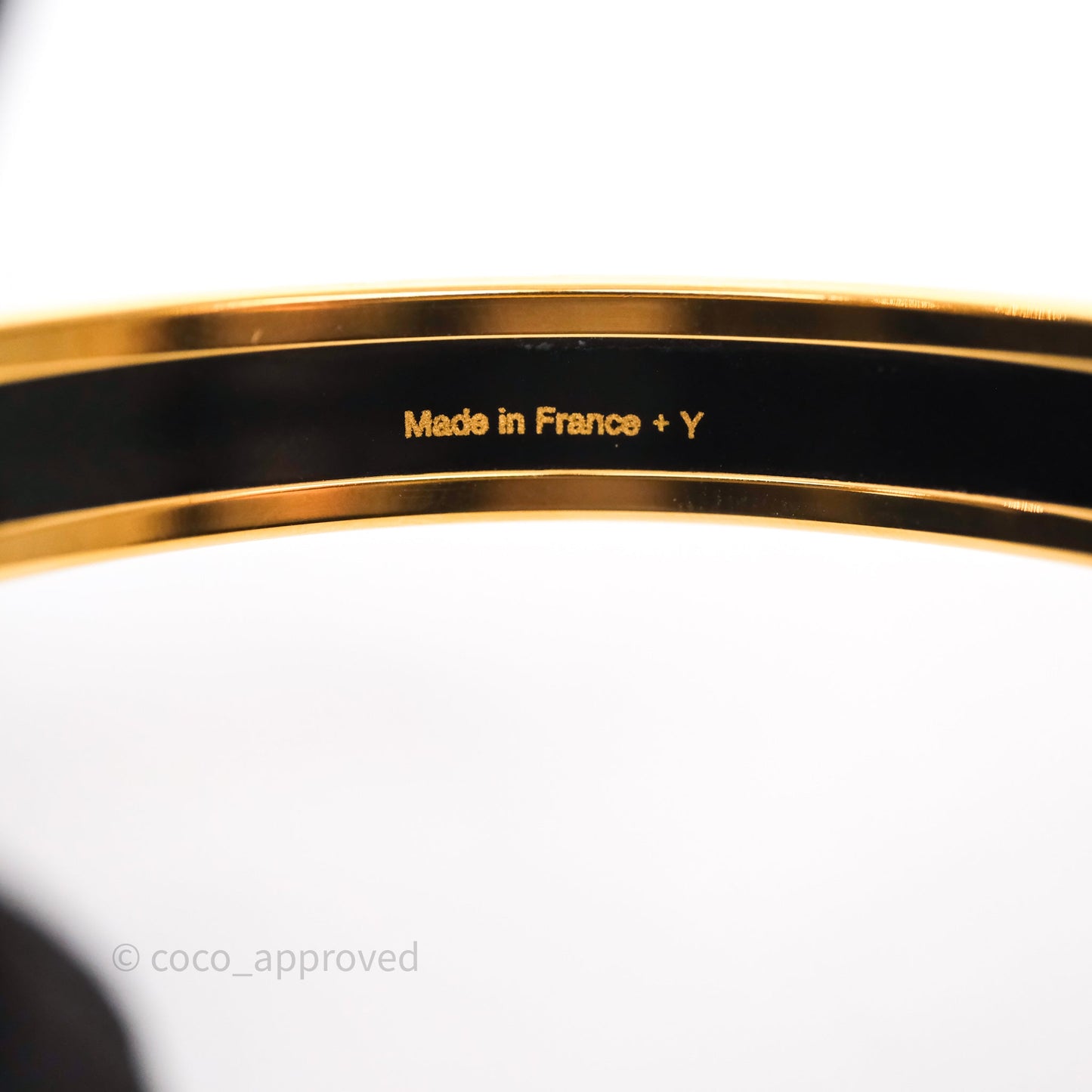 Hermès Bangle Blue Gold Hardware