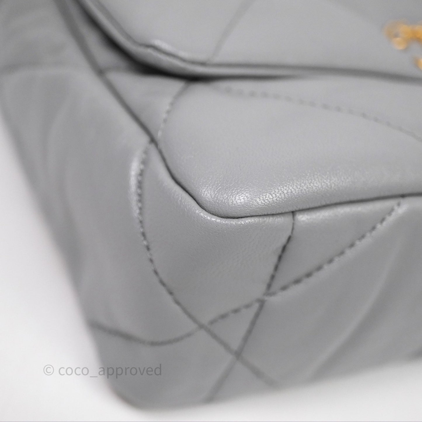 Chanel 19 Small Grey Mixed Hardware