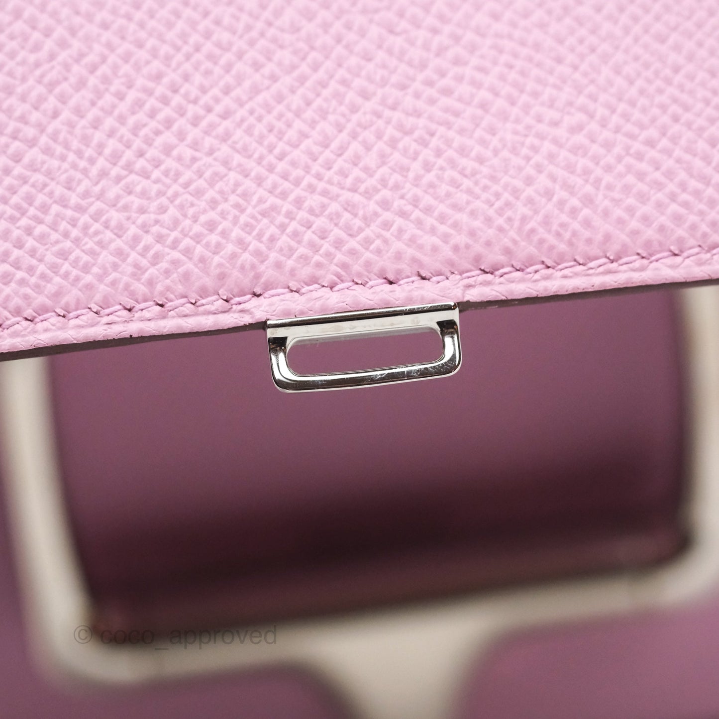 Hermès Della Cavalleria Mini Bag Mauve Sylvestre X9 Epsom Palladium Hardware