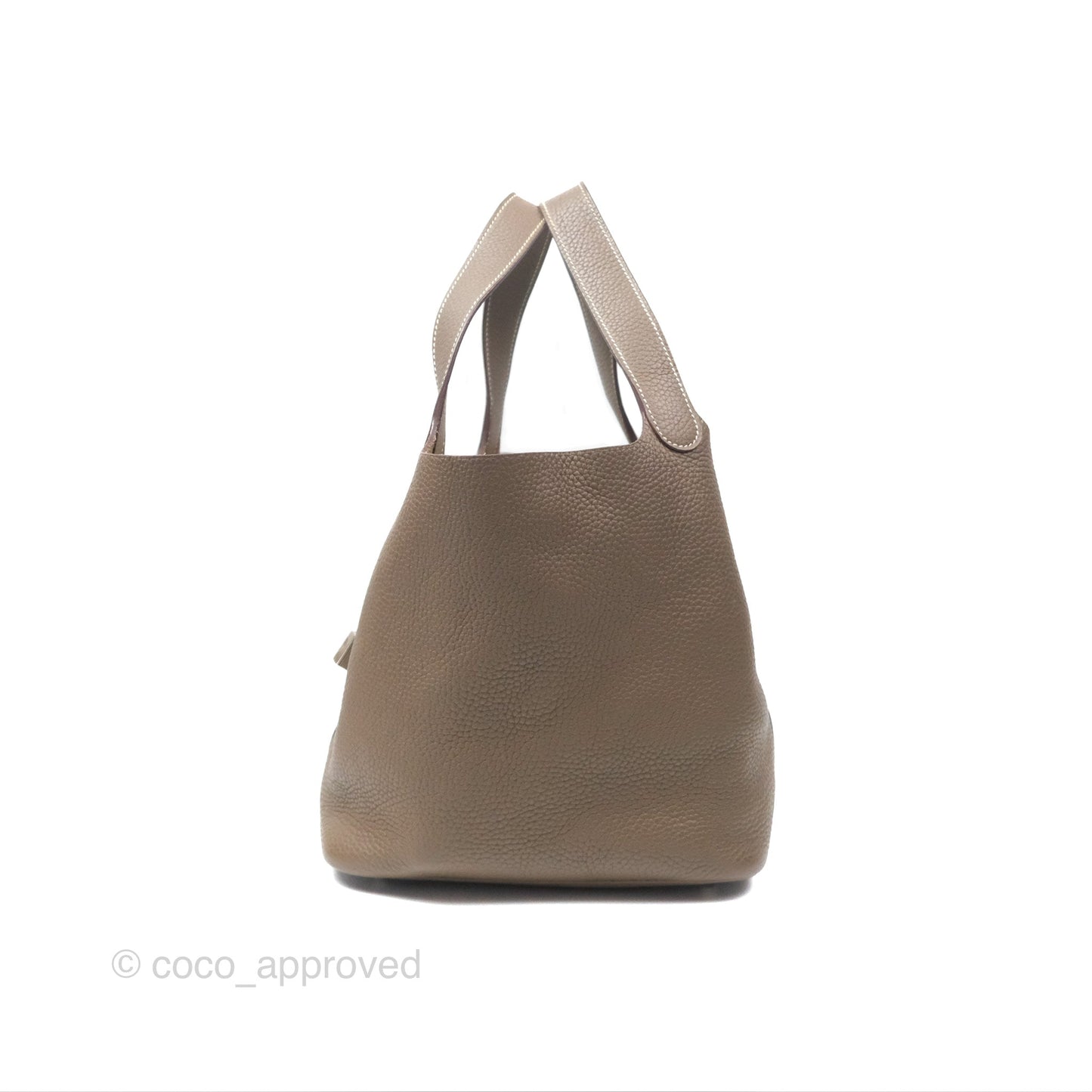 Hermès Picotin 22 Lock Etoupe Clemence Palladium Hardware