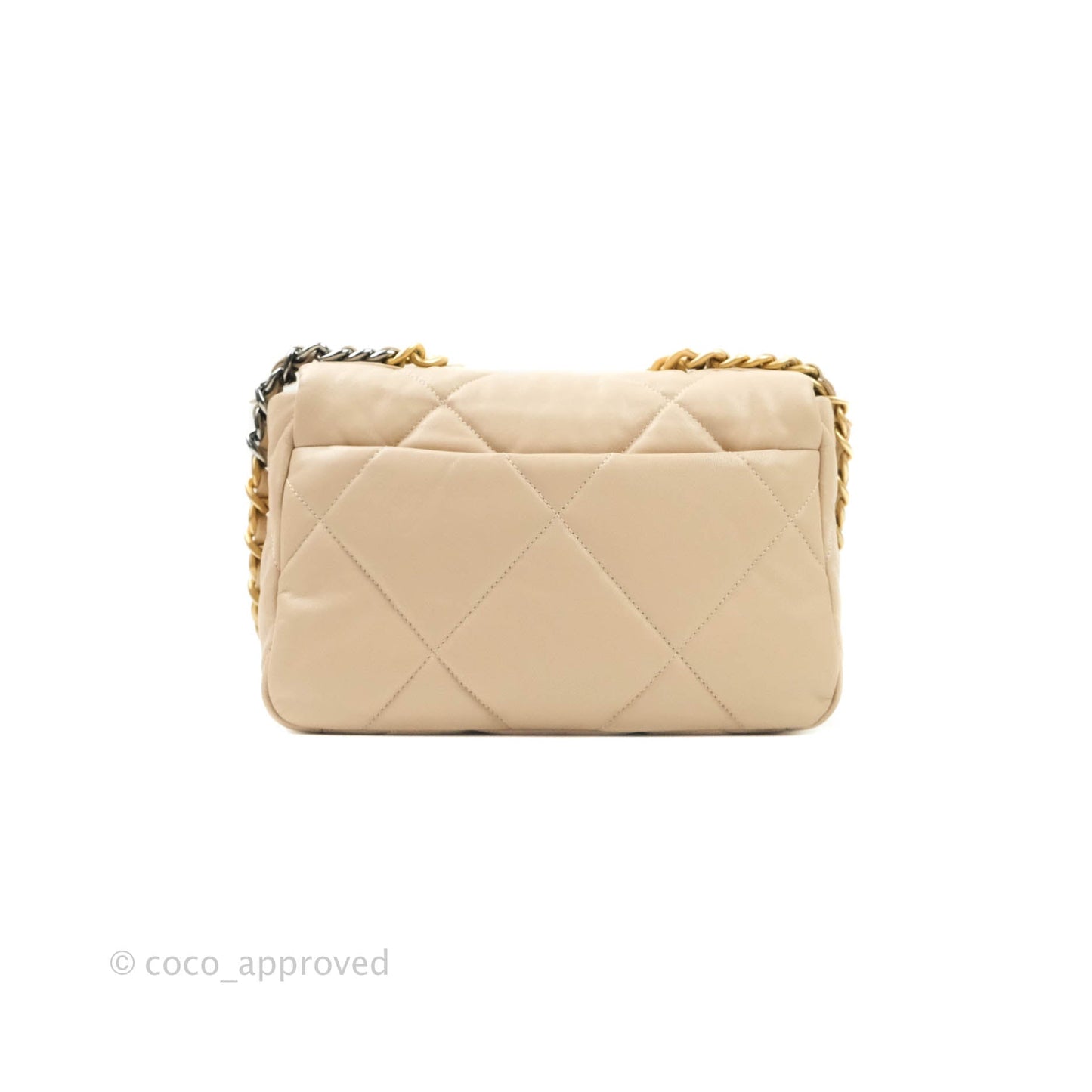 Chanel 19 Small Beige Mixed Hardware 20S