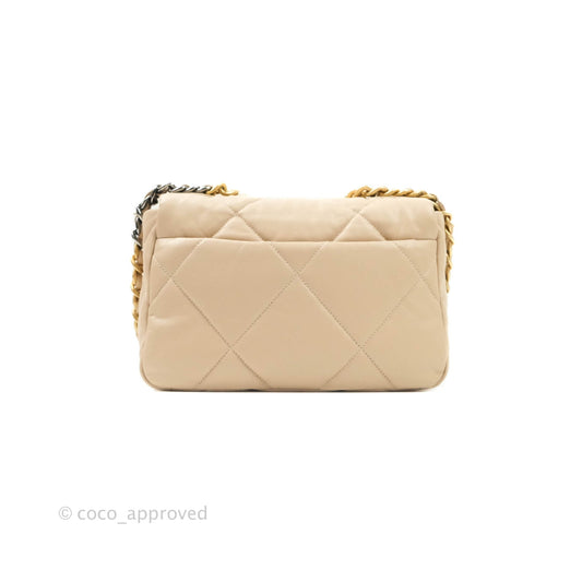 Chanel 19 Small Beige Mixed Hardware 20S