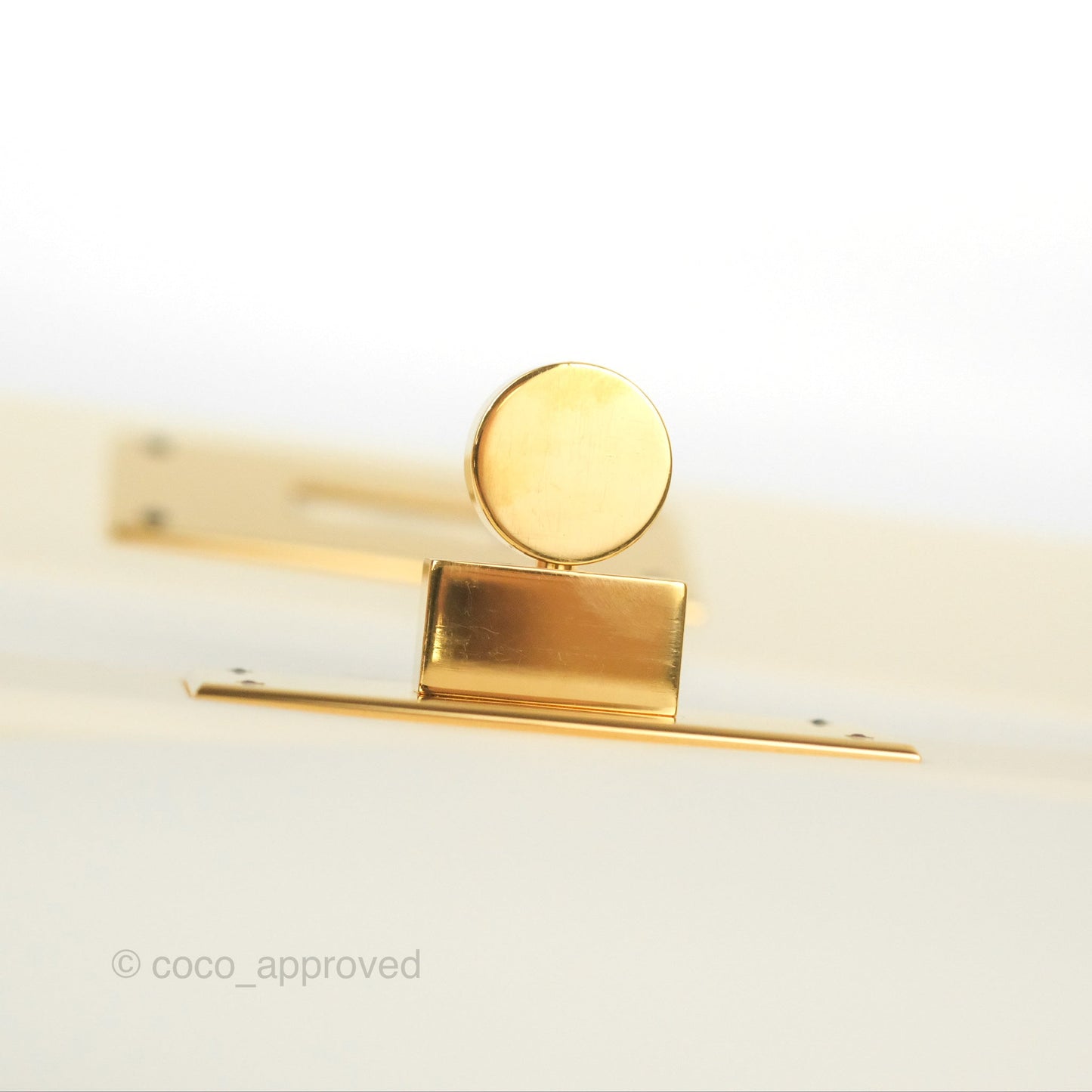 Hermès 24/24 21 Mini Blanc/Nata Evercolour/Swift Gold Hardware