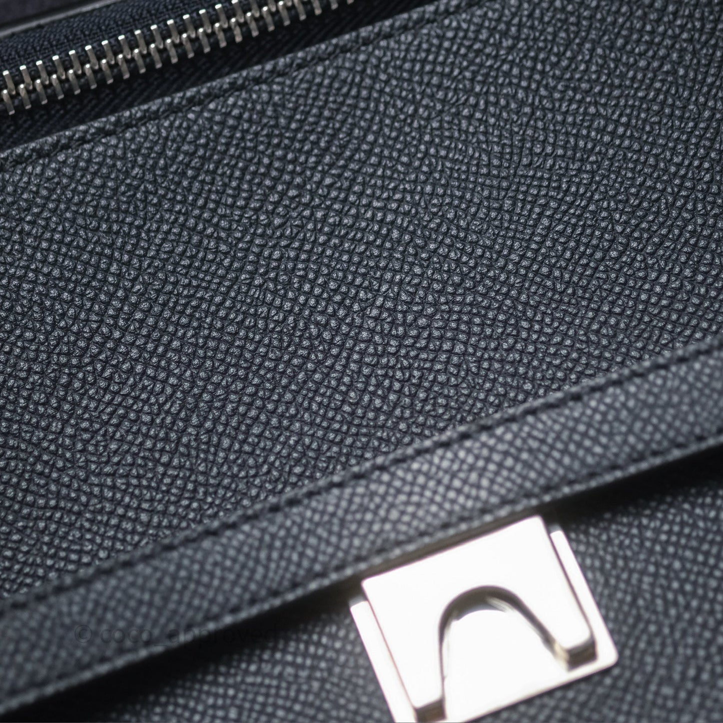 Celine Mini Belt Bag Navy Grained Calfskin Silver Hardware