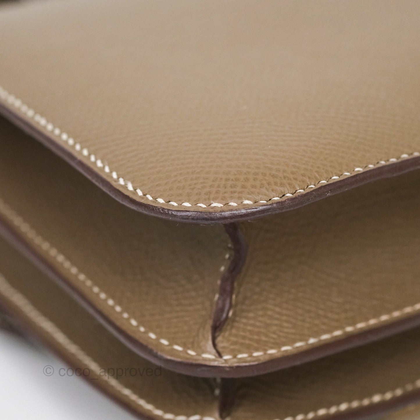 Hermès Constance Mini 18cm Mirror Etoupe Epsom Gold Hardware