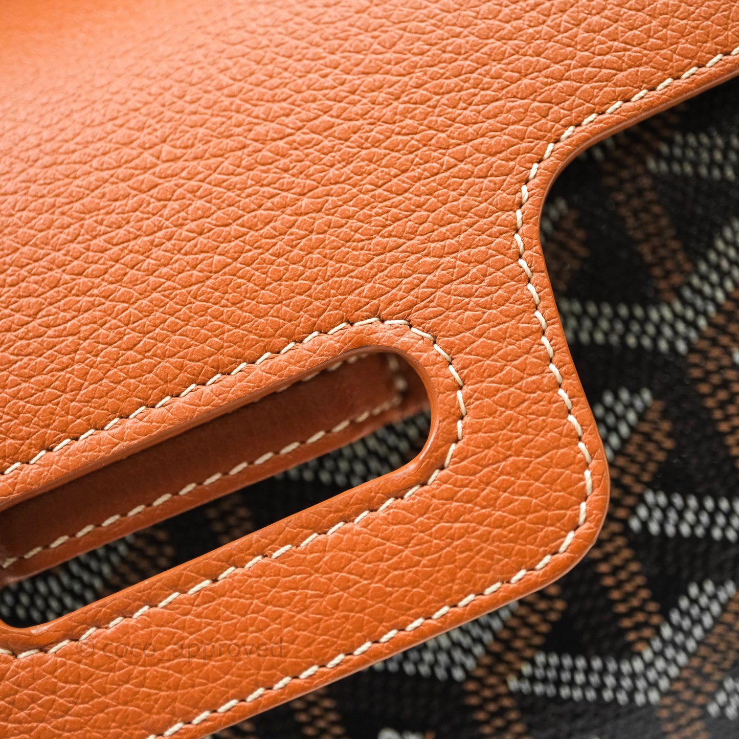 Goyard Saïgon Mini Bag Tan Goyardine Canvas/Chevroches Calfskin
