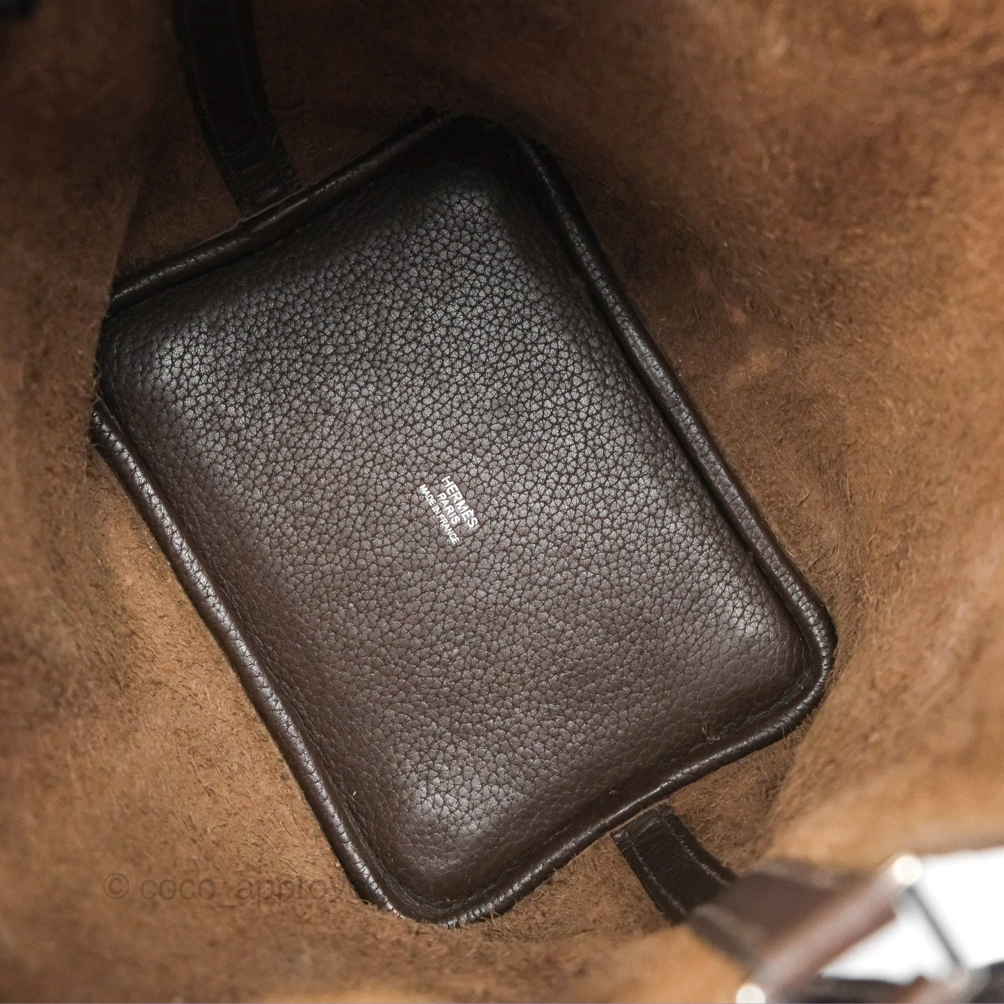 Hermès Picotin Lock 18 Macassar Clemence Palladium Hardware