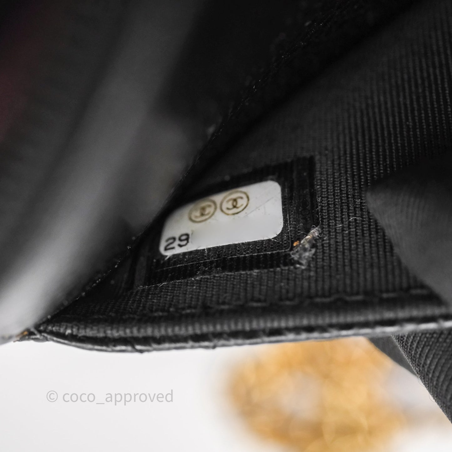 Chanel Quilted WOC Black Caviar Gold Hardware