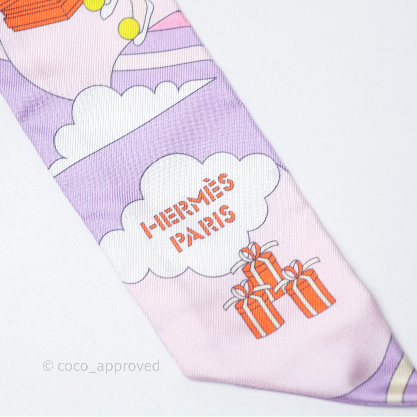 Hermès Silk Carres Volants Twilly