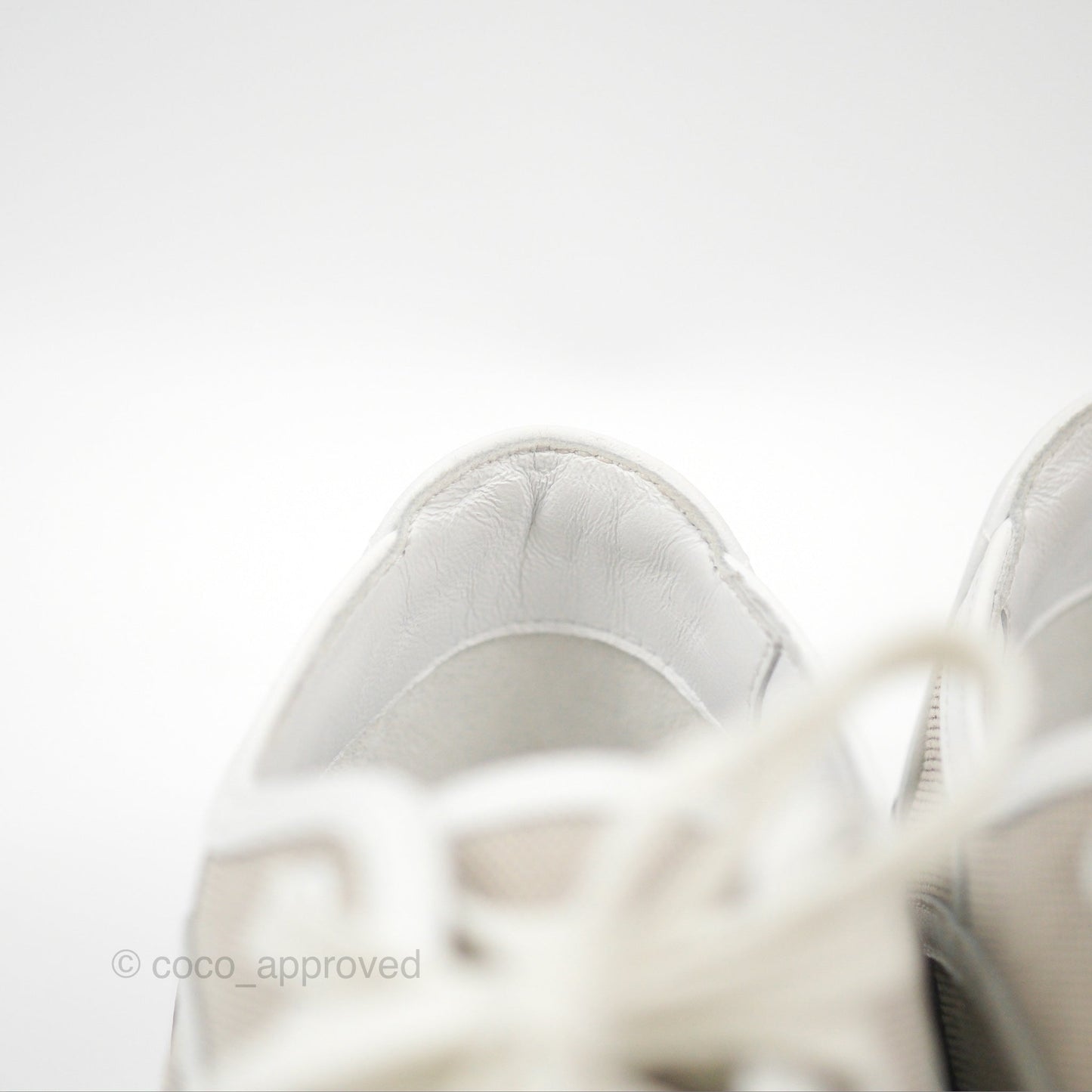 Hermes Get Sneaker Prunoir / Blanc H Canvas Calfskin