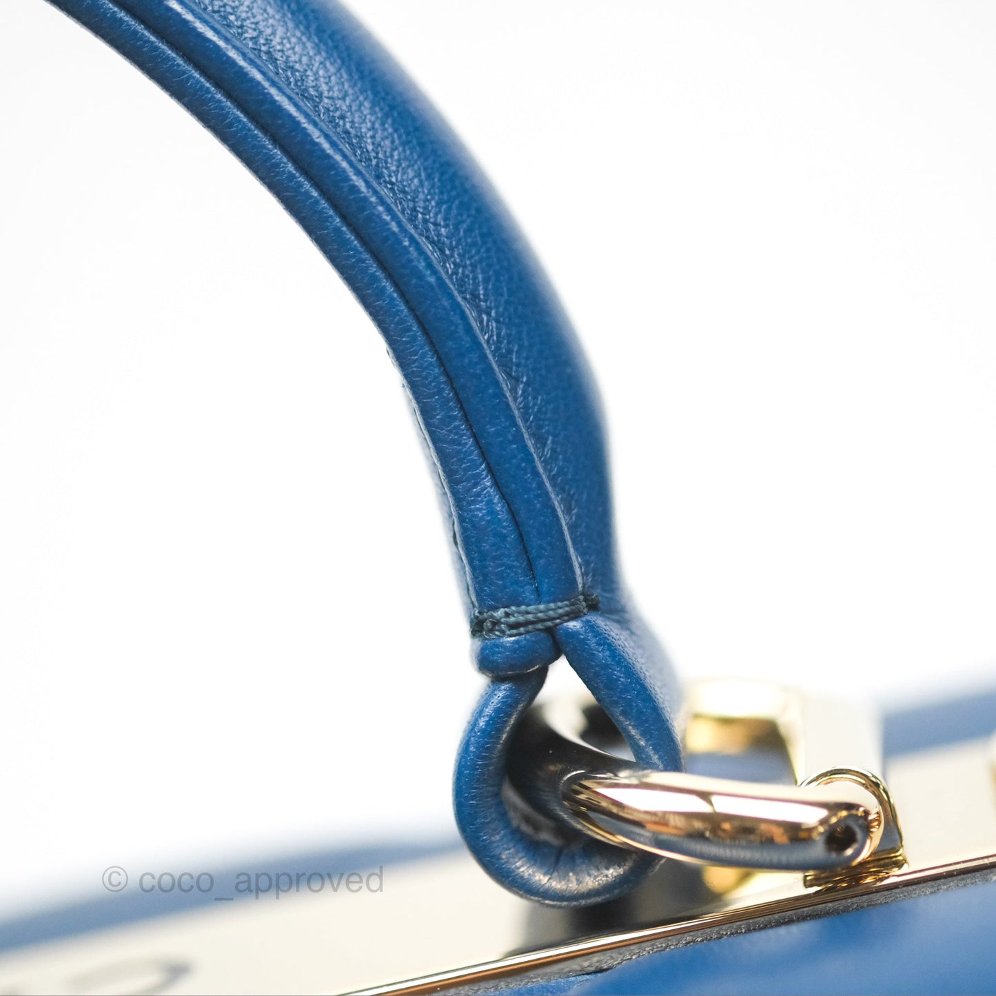 Chanel Medium Trendy CC Navy Blue Lambskin Gold Hardware
