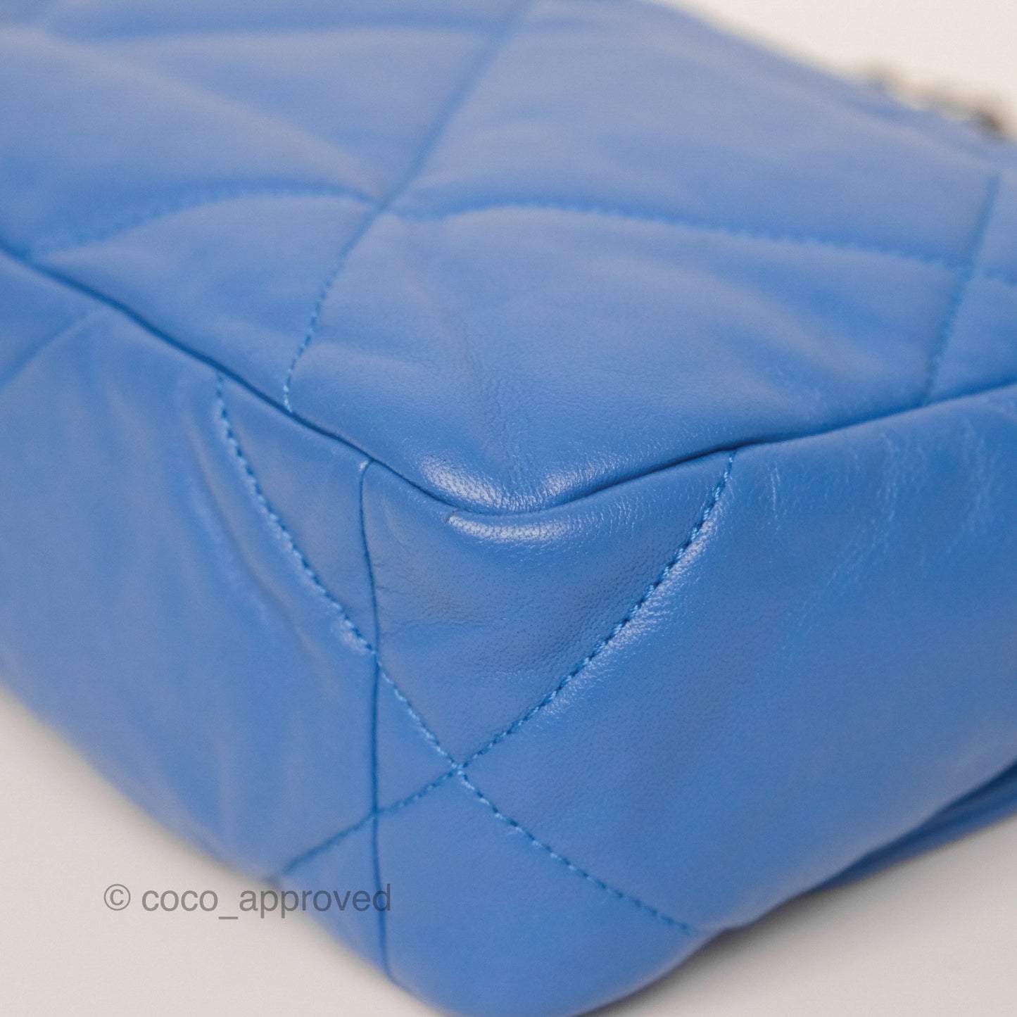 Chanel 19 Small Blue Mixed Hardware