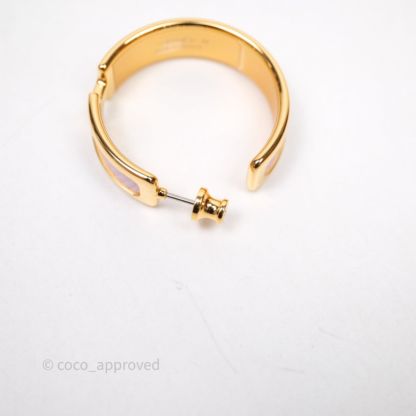 Hermes Olympe Earrings Rose