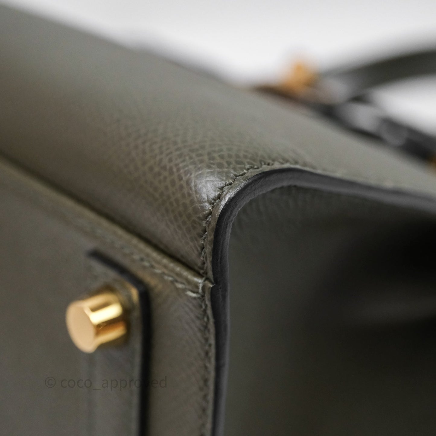 Hermès Birkin 30 Vert de Gris C6 Epsom Gold Hardware