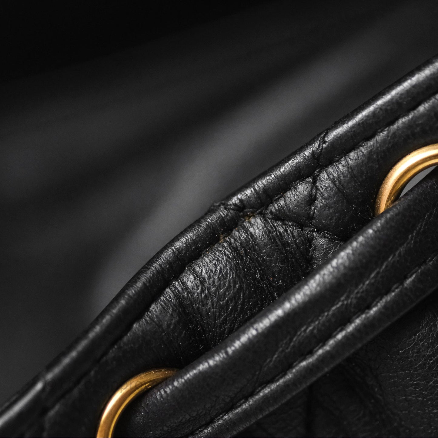 Chanel Vintage CC Duma Backpack Black Lambskin 24K Gold Hardware