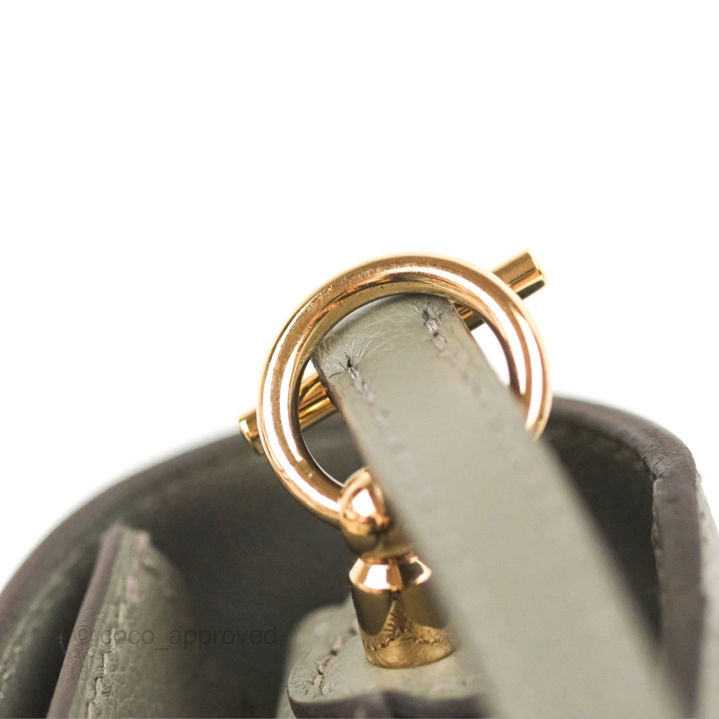Hermès Roulis Mini 18 Gris Meyer 0L Evercolor Permabrass Hardware