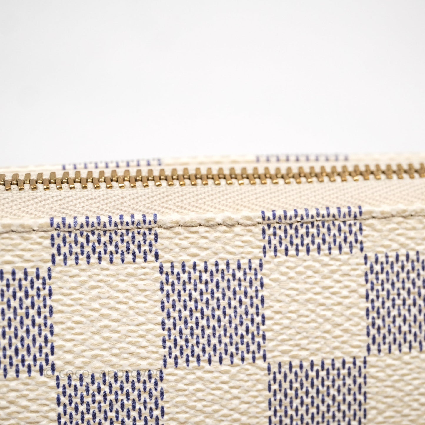 Louis Vuitton Eva Damier Azur Canvas Shoulder Bag