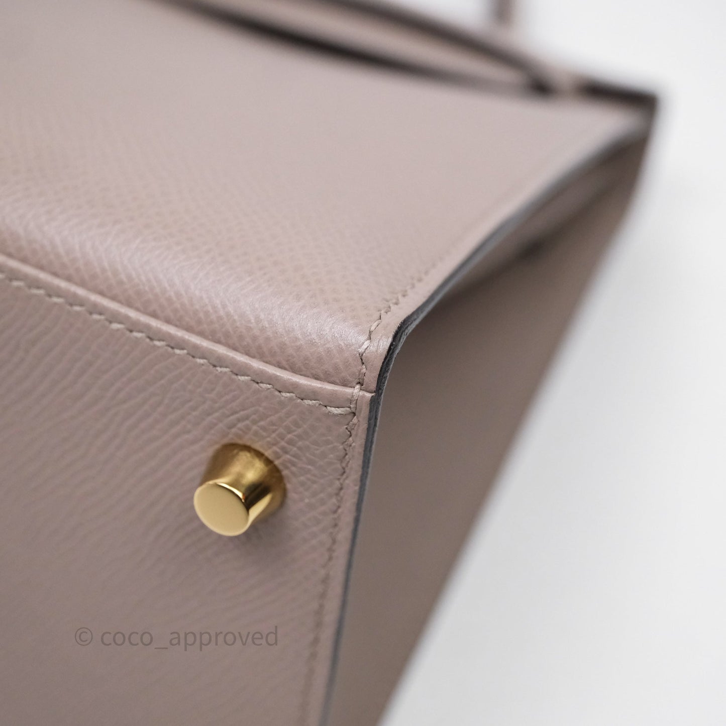 Hermes Kelly 28 Gris Asphalte Epsom Gold Hardware