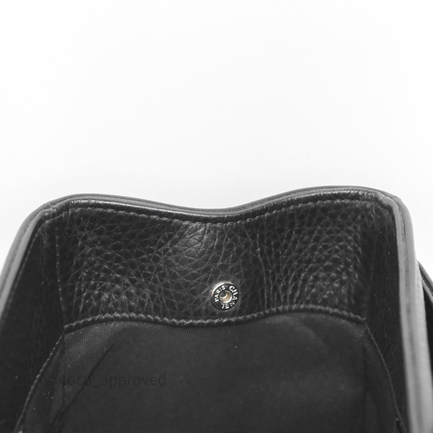 Chanel Executive Tote Bag Black Grained Calfskin Silver Hardware
