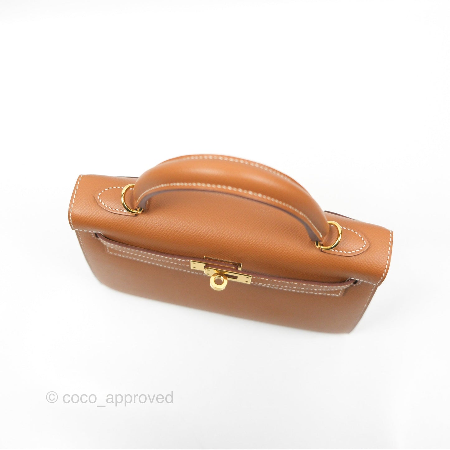 Hermès Kelly 25 Sellier Gold Epsom Gold Hardware