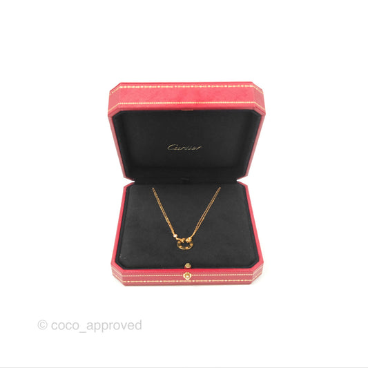 Cartier Love Necklace Rose Gold 2 Diamonds