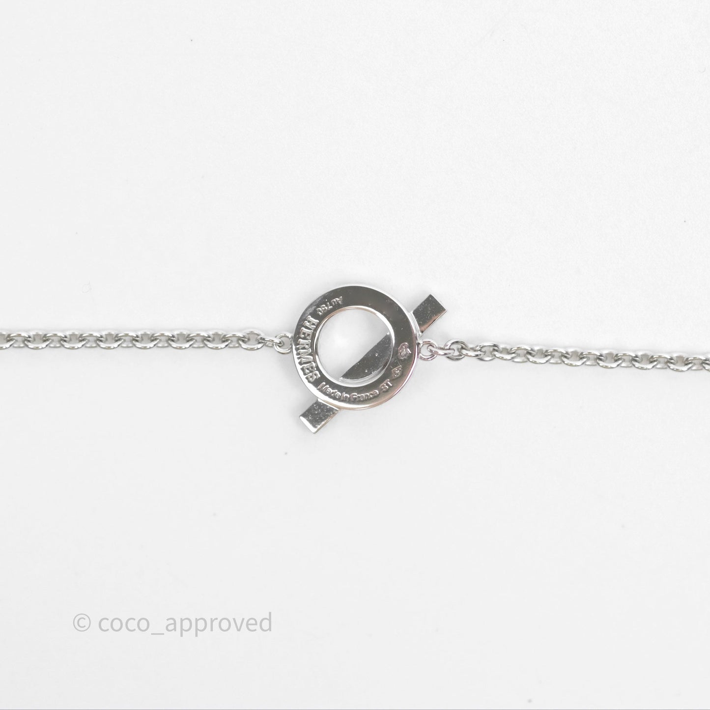 Hermès Finesse Bracelet Diamonds White Gold