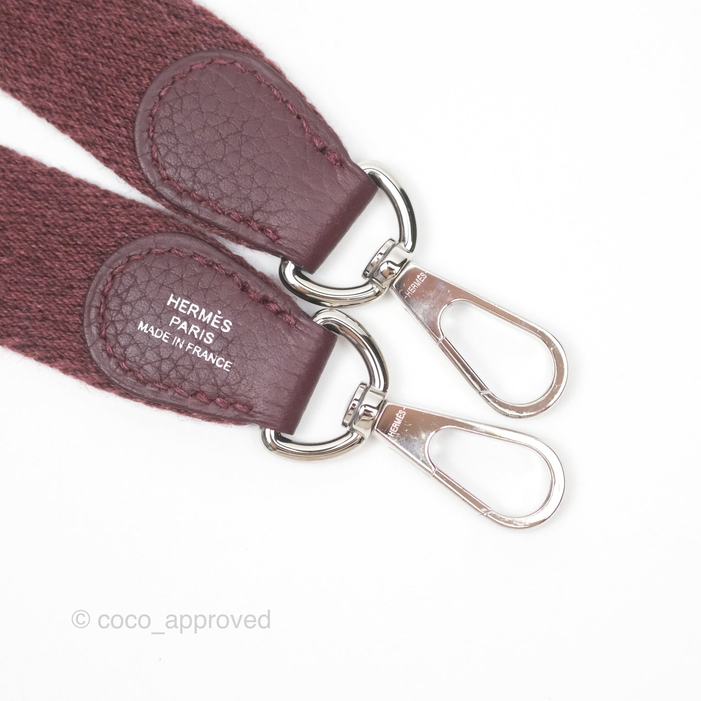 Hermès Mini Evelyne 16 Bordeaux 57 Taurillon Maurice Palladium Hardware