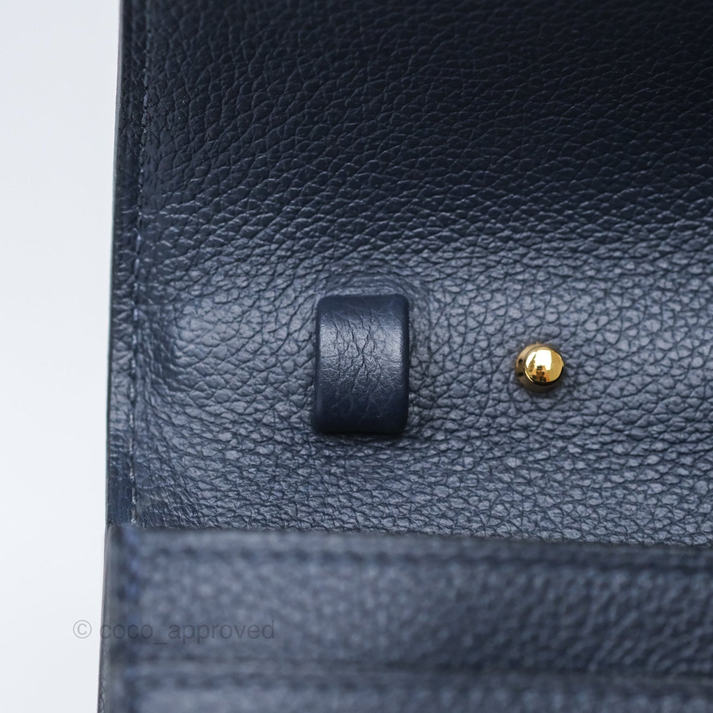 Hermès Constance Long To Go Wallet Blue Nuit 2Z Evercolor Gold Hardware