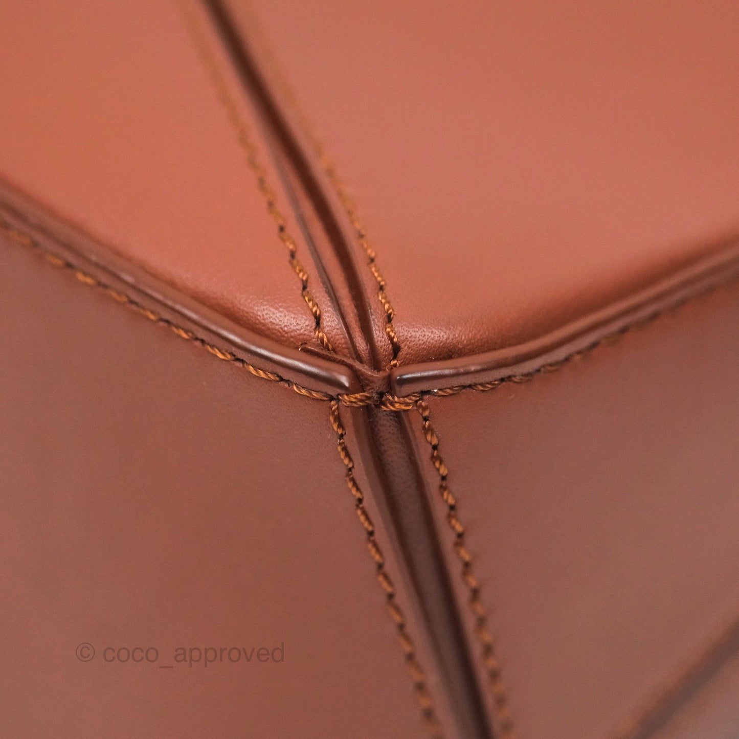 Loewe x Howls Moving Mini Puzzle Bag Tan Calfskin Gold Hardware