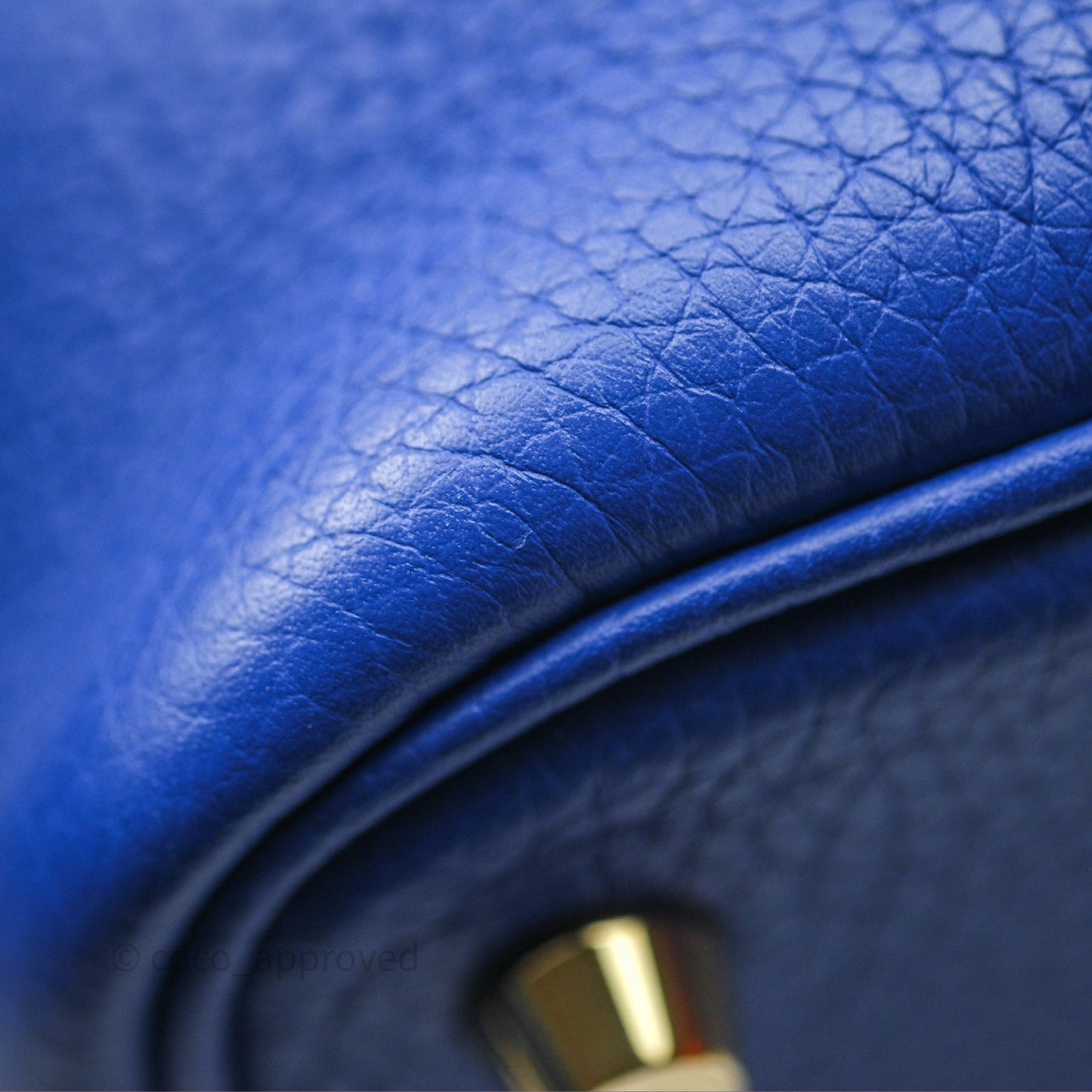 Hermès Picotin 18 Bleu Électrique 7T Clemence Gold Hardware