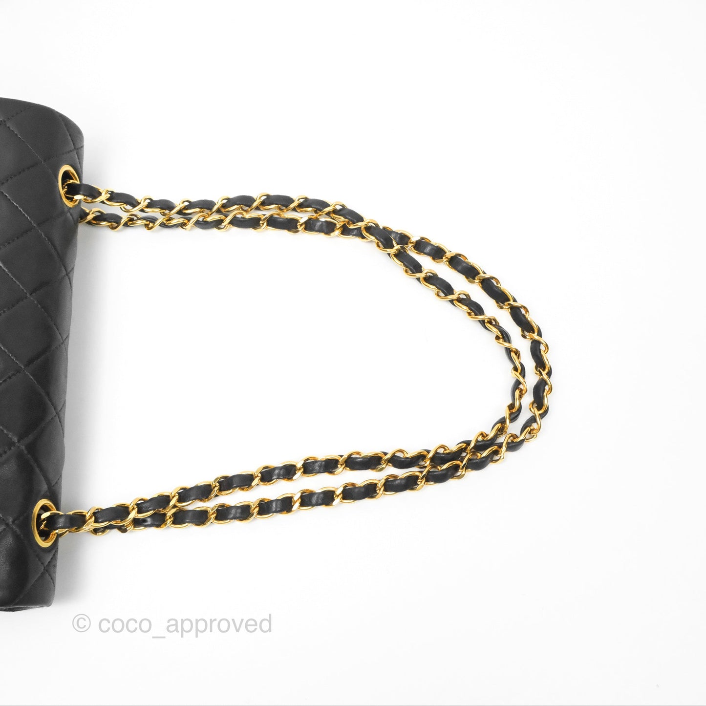 Chanel Classic Vintage Small Flap Black Lambskin 24K Gold Hardware