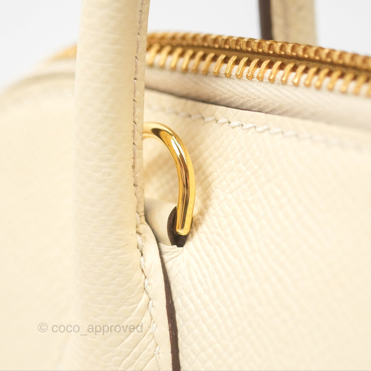 Hermès Bolide 1923 25 Nata I2 Epsom Gold Hardware