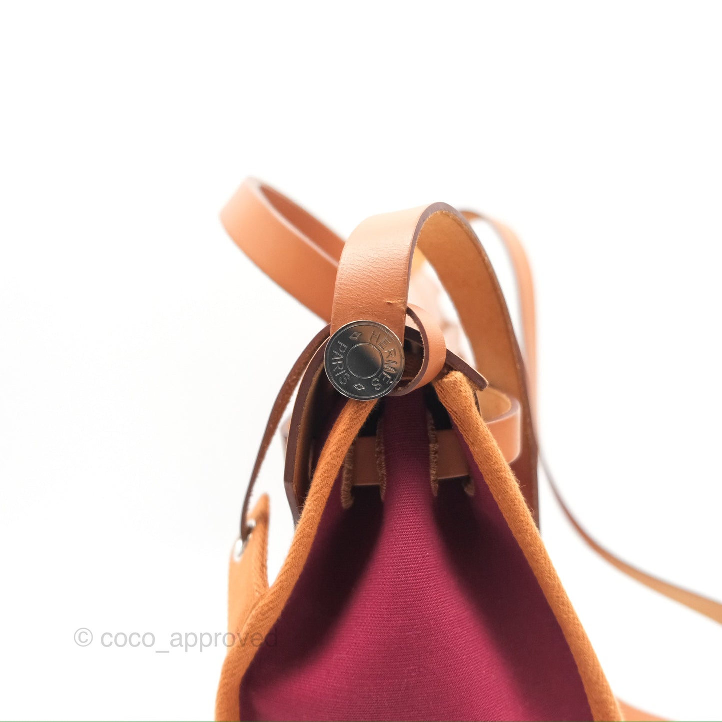 Hermès Herbag Zip 31 Retourne Rose Bubblegum Rubis Nature Canvas Palladium Hardware