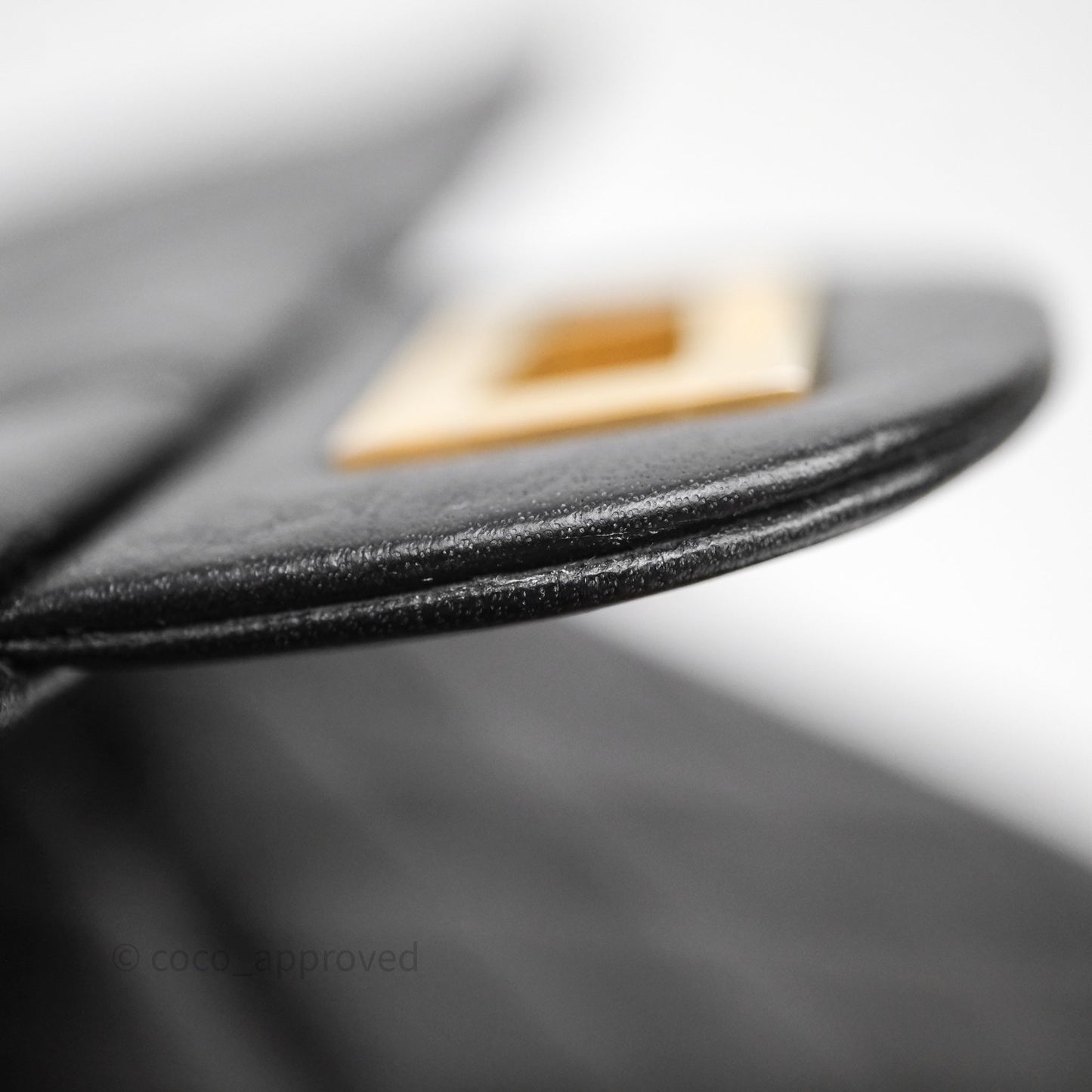 Chanel Quilted Reissue 226 Aged Calfskin Black Aged Gold Hardware